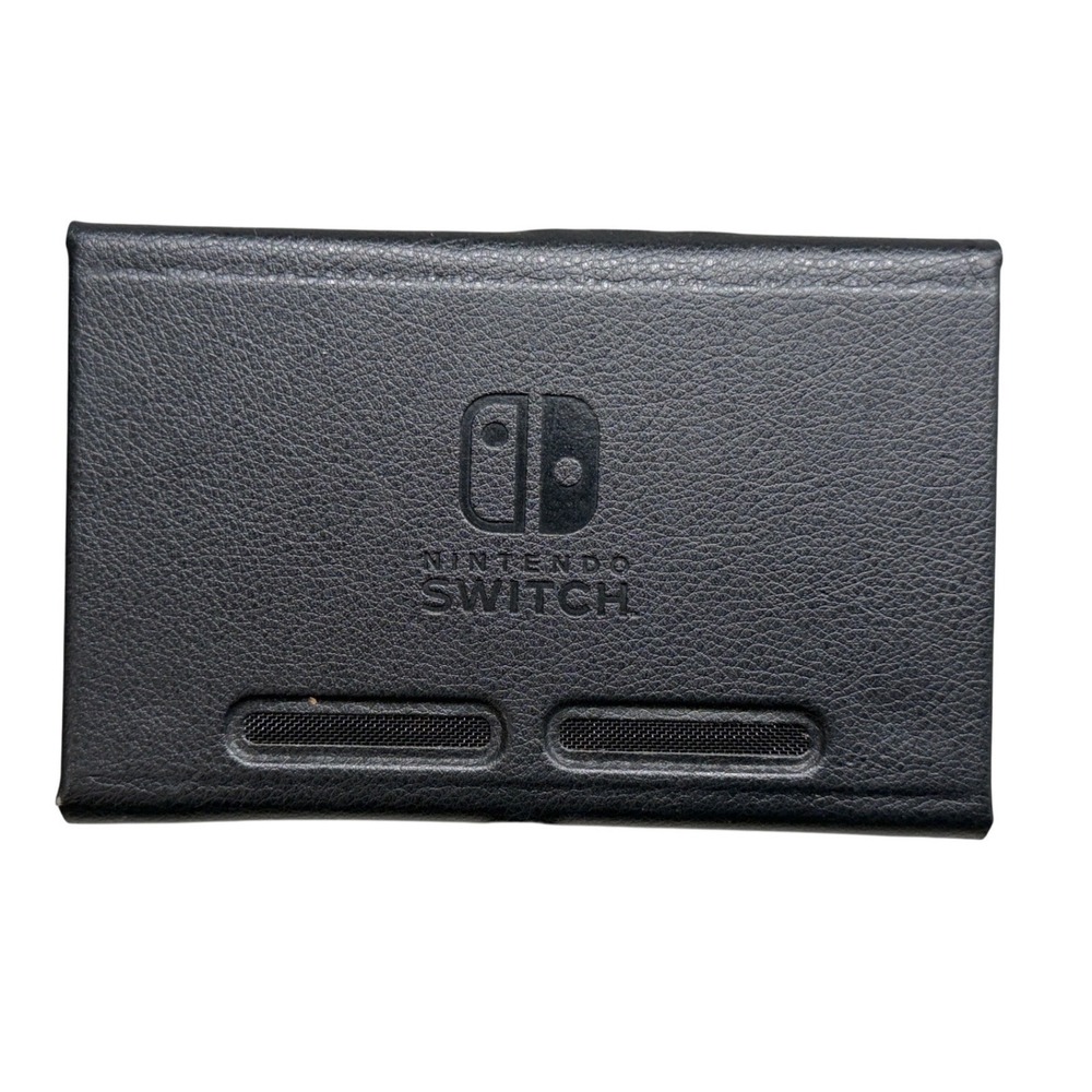Nintendo Switch PDP Hybrid Cover Black Faux Leather Protective Stand Case 500009